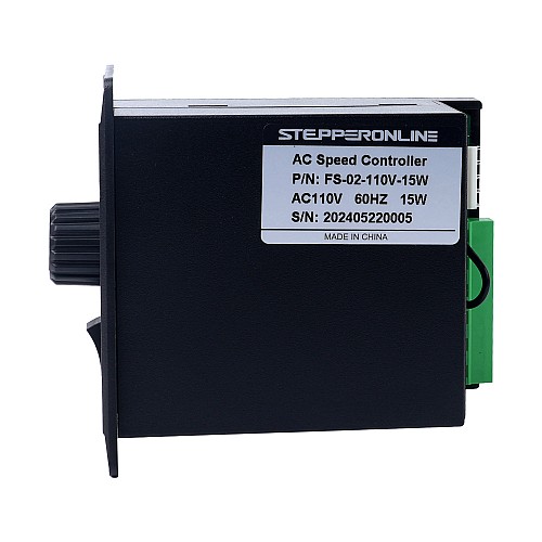 15W Single Phase 110VAC Motor Speed Controller for Variable Speed Motor - FS-02-110V-15W | StepperOnline UK
