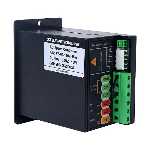 15W Single Phase 110VAC Motor Speed Controller for Variable Speed Motor - FS-02-110V-15W | StepperOnline UK