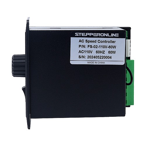 60W Single Phase 110VAC Motor Speed Controller for Variable Speed Motor - FS-02-110V-60W | StepperOnline UK