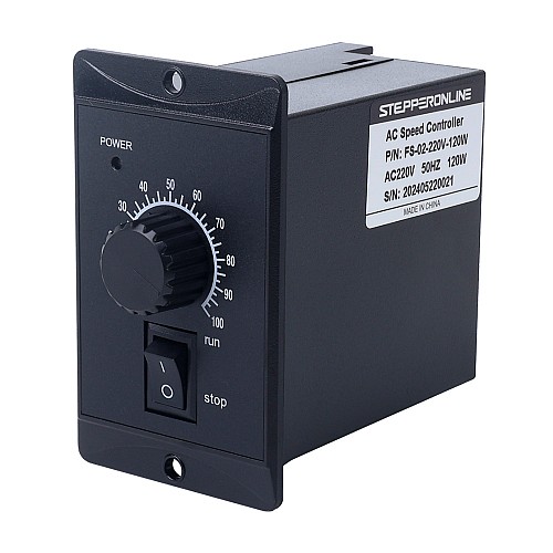 120W Single Phase 220VAC Motor Speed Controller for Variable Speed Motor - FS-02-220V-120W | StepperOnline UK
