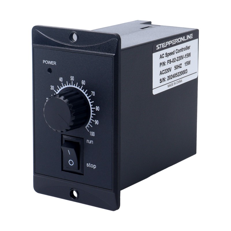 15W Single Phase 220VAC Motor Speed Controller for Variable Speed Motor - FS-02-220V-15W | StepperOnline UK