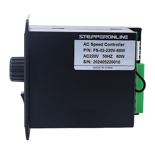 60W Single Phase 220VAC Motor Speed Controller for Variable Speed Motor - FS-02-220V-60W | StepperOnline UK