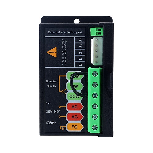 60W Single Phase 220VAC Motor Speed Controller for Variable Speed Motor - FS-02-220V-60W | StepperOnline UK