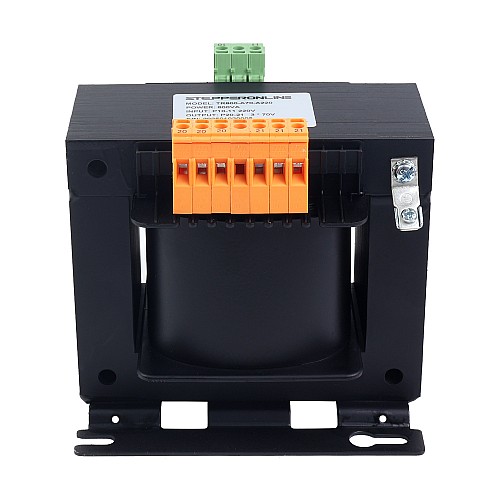 800VA Single-phase Square Control Transformer 220VAC to 3 x 70VAC 50/60Hz - TR800-A70-A220 | StepperOnline UK