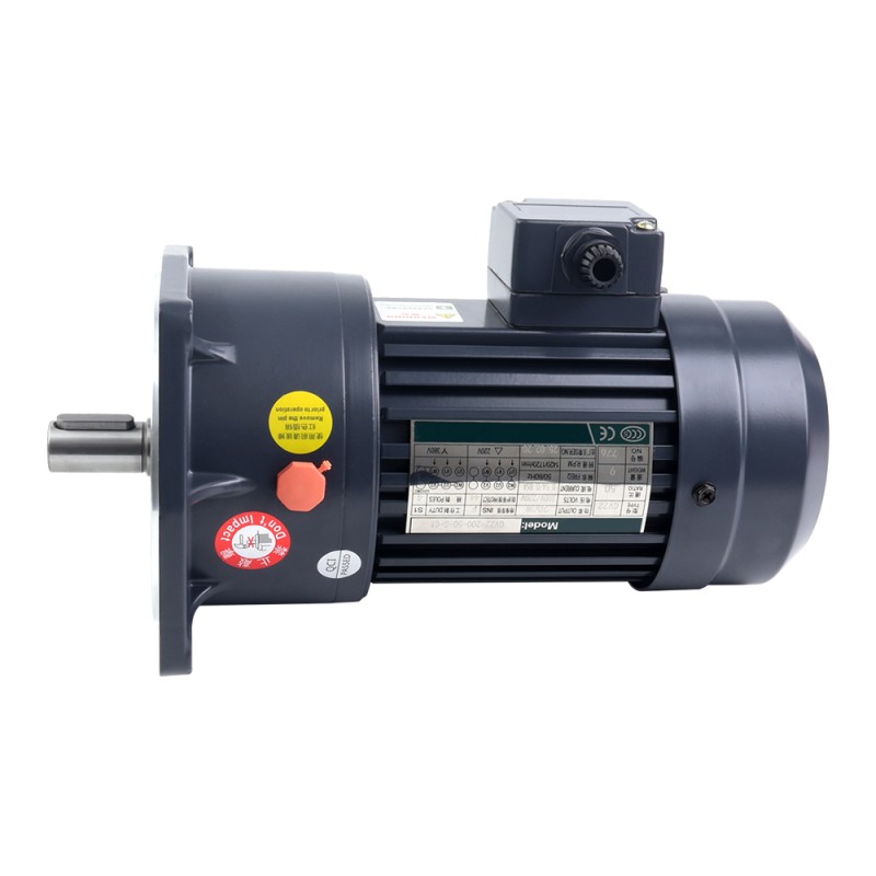 GV Series Vertical Medium-Sized Geared Motor Power 0.1-3.7KW Gear Ratio 3-1800 with Brake - GV-XX-XXX-XX-X-B-XX-XX | StepperOnline UK