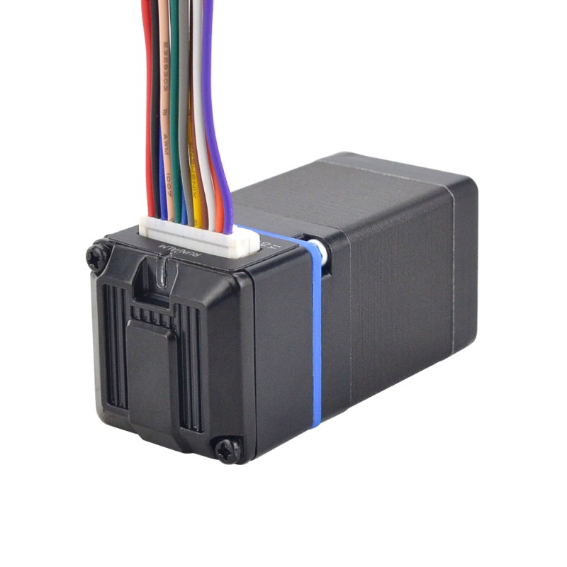 ESS Series 7.4Ncm(10.48oz.in) Nema 11 Integrated RS-485 Stepper Motor 24VDC 5000CPR - ESS11-01PR | StepperOnline UK
