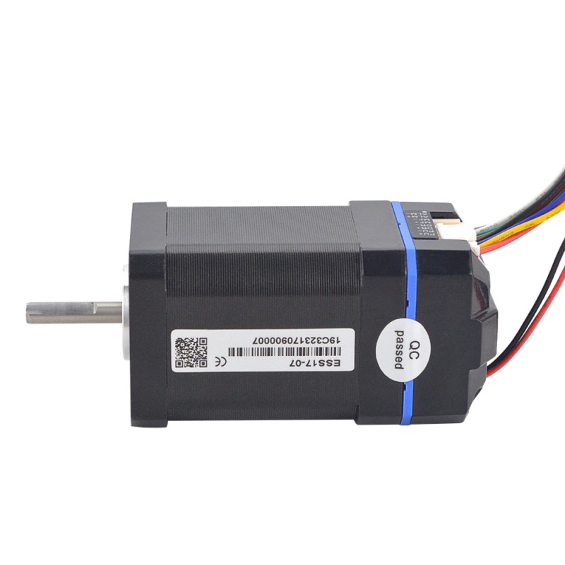 ESS Series 0.60Nm(85oz.in) Nema 17 Integrated Closed Loop Stepper Servo Motor 24-36VDC 1000PPR - ESS17-07 | StepperOnline UK