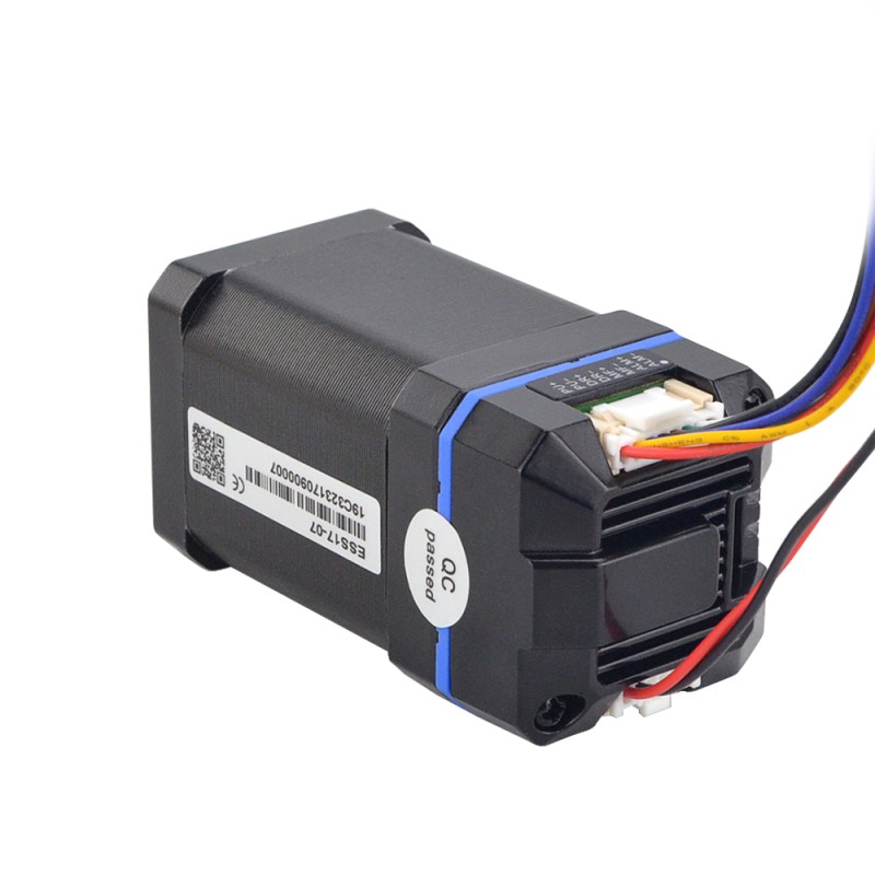 ESS Series 0.60Nm(85oz.in) Nema 17 Integrated Closed Loop Stepper Servo Motor 24-36VDC 1000PPR - ESS17-07 | StepperOnline UK