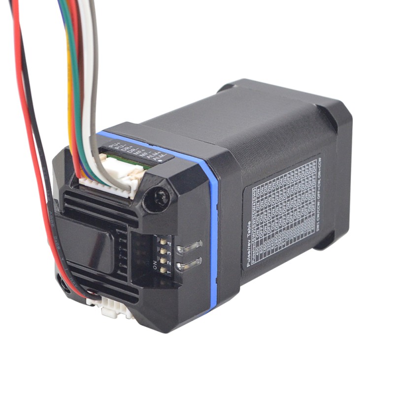 ESS Series 0.60Nm(85oz.in) Nema 17 Integrated Closed Loop Stepper Servo Motor 24-36VDC 1000PPR - ESS17-07 | StepperOnline UK