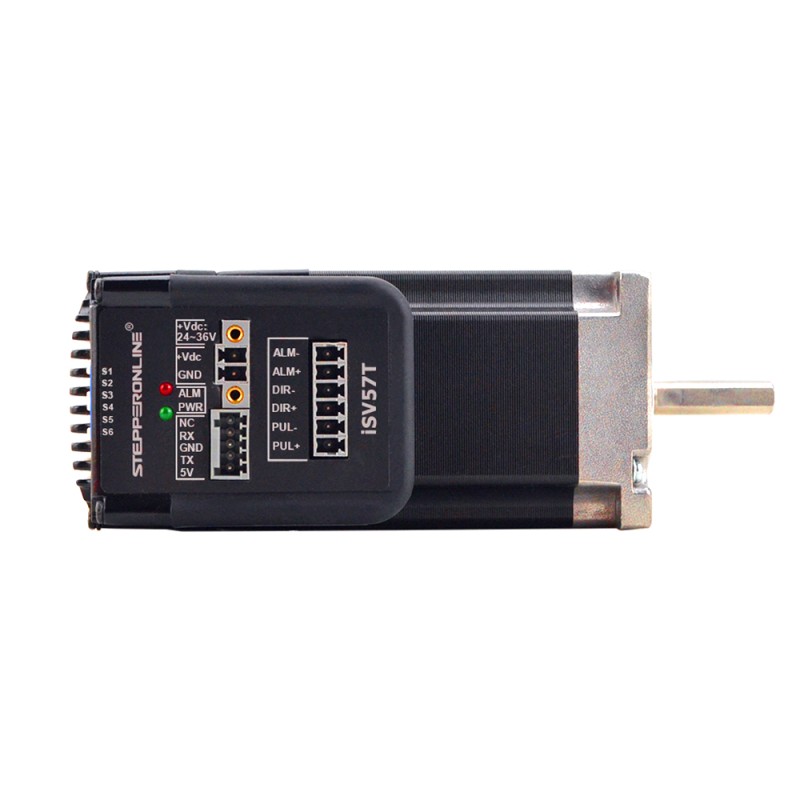 NEMA 23 Integrated Easy Servo Motor 130W 3000rpm 0.45Nm(63.73oz.in) 20-50VDC Brushless DC Servo Motor - iSV57T-130 | StepperOnline UK
