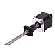 Anti-backlash Screw Nut Nema 17 External 48mm Stack 1.68A Lead 2mm(0.07874") Length 330mm - 17E19S1684AB4-330RA | StepperOnline UK