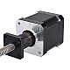 Anti-backlash Screw Nut Nema 17 External 48mm Stack 1.68A Lead 2mm(0.07874") Length 330mm - 17E19S1684AB4-330RA | StepperOnline UK