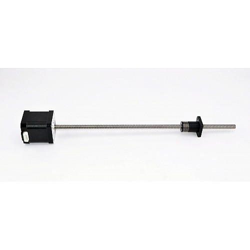 Anti-backlash Screw Nut Nema 17 External 48mm Stack 1.68A Lead 2mm(0.07874") Length 330mm - 17E19S1684AB4-330RA | StepperOnline UK