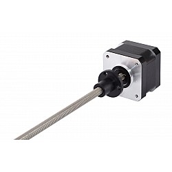 Nema 17 External 26Ncm(36.82oz.in) 34mm Stack 0.4A Lead 2mm(0.07874") Length 150mm