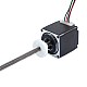 NEMA 11 External Acme Linear Stepper Motor 0.42A 32mm Stack Screw Lead 1.27mm(0.05") Lead Length 150mm - 11E13S0424FD4-150RS | StepperOnline UK