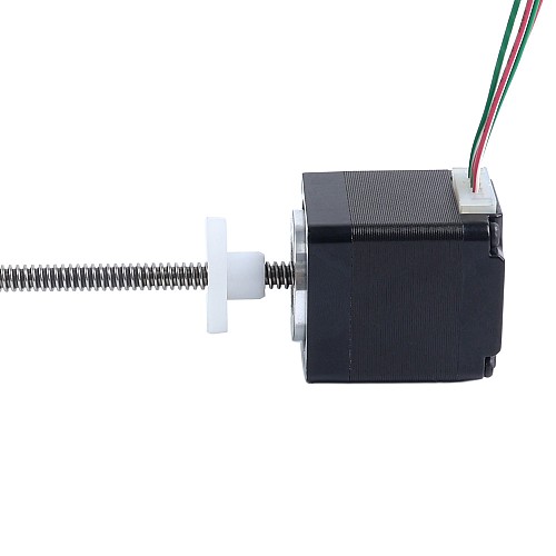 NEMA 11 External Acme Linear Stepper Motor 0.42A 32mm Stack Screw Lead 1.27mm(0.05") Lead Length 150mm - 11E13S0424FD4-150RS | StepperOnline UK
