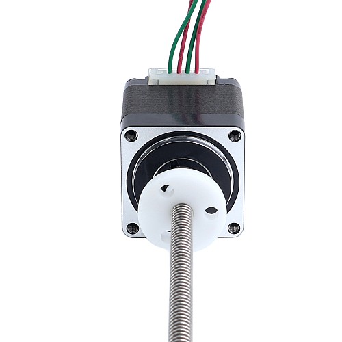 NEMA 11 External Acme Linear Stepper Motor 0.42A 32mm Stack Screw Lead 1.27mm(0.05") Lead Length 150mm - 11E13S0424FD4-150RS | StepperOnline UK