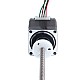 NEMA 11 External Acme Linear Stepper Motor 0.42A 32mm Stack Screw Lead 1.27mm(0.05") Lead Length 150mm - 11E13S0424FD4-150RS | StepperOnline UK