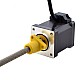 NEMA 14 External Acme Linear Stepper Motor 1.5A 47mm Stack Screw Lead 2.54mm(0.1) Lead Length 150mm - 14E19S1504GF5-150RS | StepperOnline UK