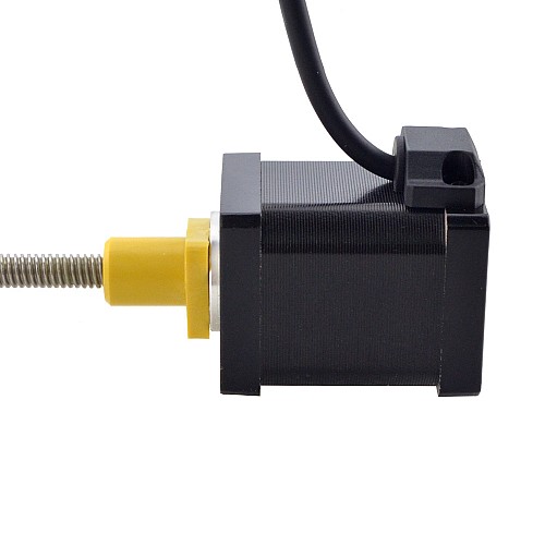 NEMA 14 External Acme Linear Stepper Motor 1.5A 47mm Stack Screw Lead 2.54mm(0.1) Lead Length 150mm - 14E19S1504GF5-150RS | StepperOnline UK