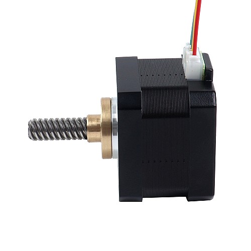 Nema 17 External 34mm Stack 0.4A Lead 8mm(0.31496") Length 32mm - 17E13S0404MB4-032RB | StepperOnline UK