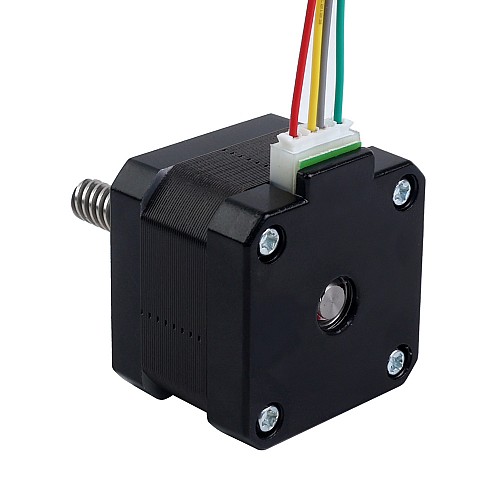 Nema 17 External 34mm Stack 0.4A Lead 8mm(0.31496") Length 32mm - 17E13S0404MB4-032RB | StepperOnline UK