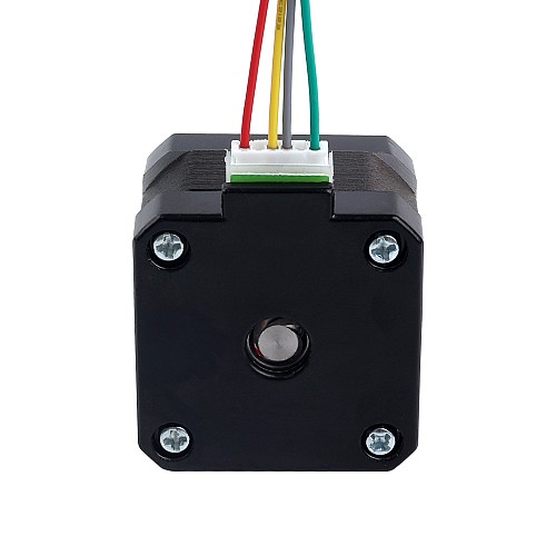 Nema 17 External 34mm Stack 0.4A Lead 8mm(0.31496") Length 32mm - 17E13S0404MB4-032RB | StepperOnline UK