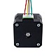 Nema 17 External 34mm Stack 0.4A Lead 8mm(0.31496") Length 32mm - 17E13S0404MB4-032RB | StepperOnline UK