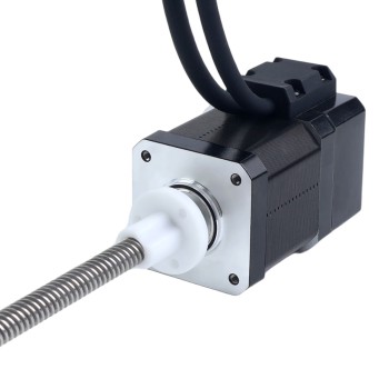 Nema 17 External Trapezoidal Linear Stepper Motor 1.68A 48mm Stack Screw Lead 8mm(0.31496") w/ Encoder 1000PPR