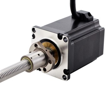 NEMA 23 External Ball Screw Linear Stepper Motor 4.0A 76mm Stack Screw Lead 2mm(0.07874") Lead Length 200mm
