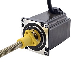 CN On Sale - NEMA 23 External Acme Linear Stepper Motor 4.0A 76mm Stack Screw Lead 2.54mm(0.1") Lead Length 200mm