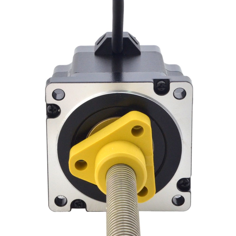 NEMA 34 External Acme Linear Stepper Motor 5.5A 76mm Stack Screw Lead 2.54mm(0.1) Lead Length 200mm - 34E30S5504GK5-200RS | StepperOnline UK