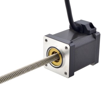 CN On Sale - NEMA 14 Non-Captive Acme Linear Stepper Motor 1.5A 47mm Stack Screw Lead 6.35mm(0.25") Lead Length 200mm