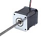 Nema 17 Non-captive 48mm Stack 2.6A Lead 2.4384mm(0.096") Length 250mm - 17N19S2604JE4-250RS | StepperOnline UK