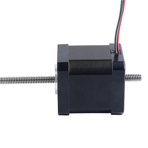 Nema 17 Non-captive 48mm Stack 2.6A Lead 2.4384mm(0.096") Length 250mm - 17N19S2604JE4-250RS | StepperOnline UK