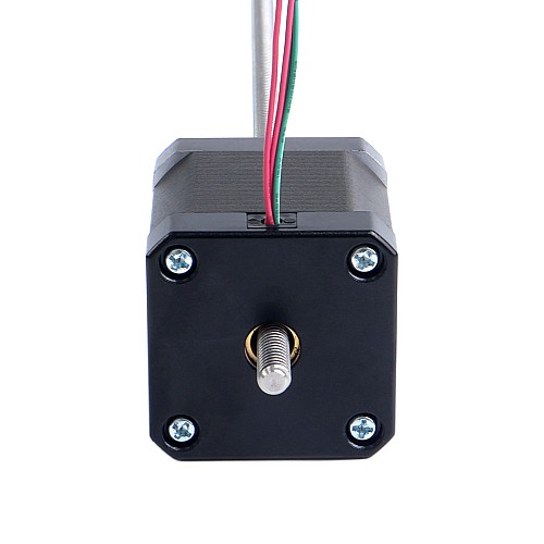 Nema 17 Non-captive 48mm Stack 2.6A Lead 2.4384mm(0.096") Length 250mm - 17N19S2604JE4-250RS | StepperOnline UK