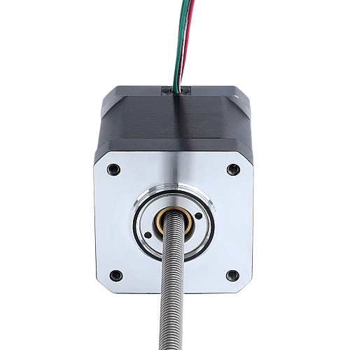Nema 17 Non-captive 48mm Stack 2.6A Lead 2.4384mm(0.096") Length 250mm - 17N19S2604JE4-250RS | StepperOnline UK