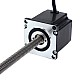 Nema 23 Non-captive 56mm Stack 2.0A Lead 2mm(0.07874) Length 250mm - 23N22S2004AJ4-250RS | StepperOnline UK