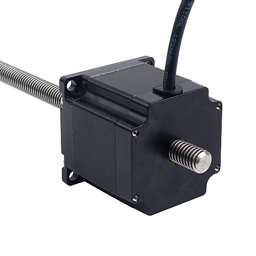 Nema 23 Non-captive 56mm Stack 2.0A Lead 2mm(0.07874) Length 250mm - 23N22S2004AJ4-250RS | StepperOnline UK