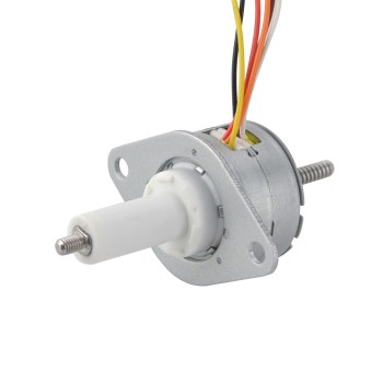 Φ25x15mm PM Captive Linear Stepper Motor 0.23A Lead 1mm/0.039" Travel 22mm
