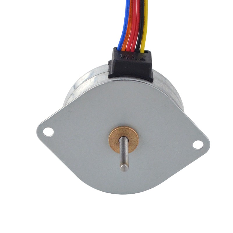Φ42x16.5mm PM External Linear Stepper Motor 0.4A Lead 0.5mm/0.0197 Length 21mm - 42LN48S01-122 | StepperOnline UK
