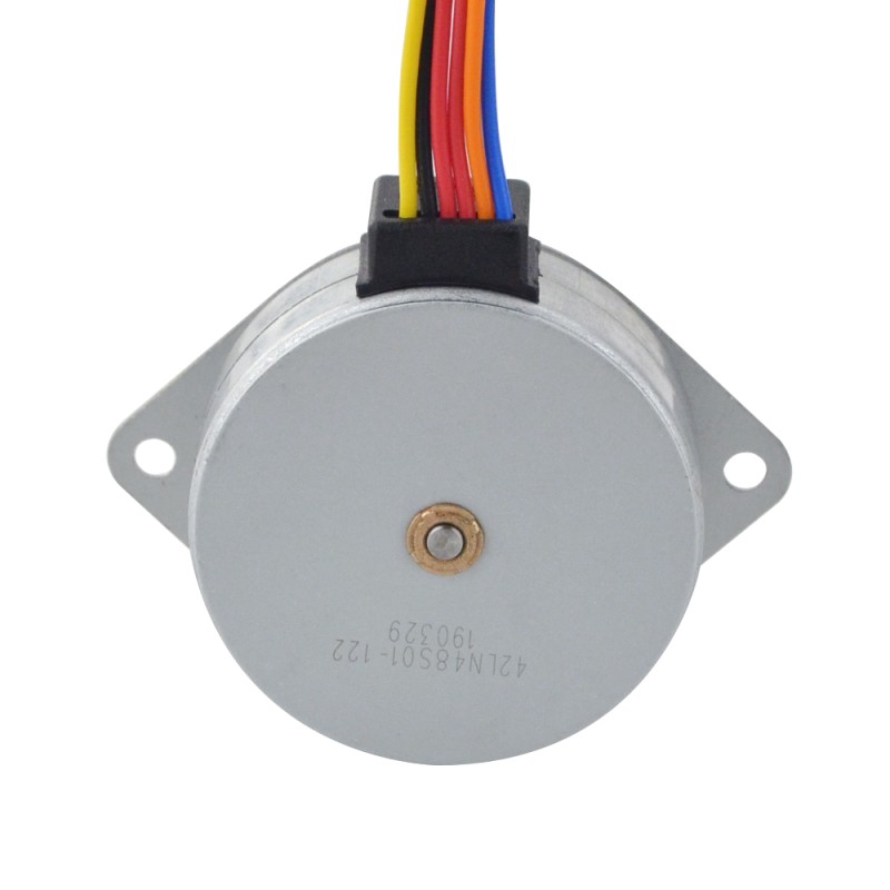 Φ42x16.5mm PM External Linear Stepper Motor 0.4A Lead 0.5mm/0.0197 Length 21mm - 42LN48S01-122 | StepperOnline UK