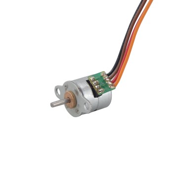 Φ10.25x11mm PM Stepper motor 18deg 1.96mN.m(0.278oz.in) 0.2A 4 Wires