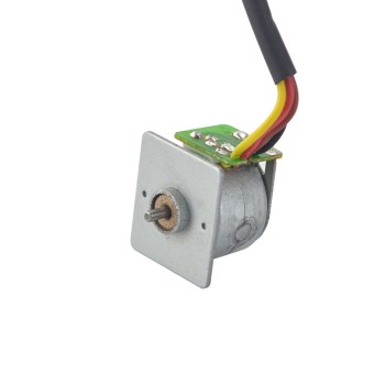 Φ15x12mm PM Stepper motor 18deg 2.45mN.m(0.347oz.in) 0.04A 4 Wires