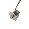 Φ15x12mm PM Stepper motor 18deg 3.43mN.m(0.486oz.in) 0.4A 4 Wires - 15PM20L02 | StepperOnline UK