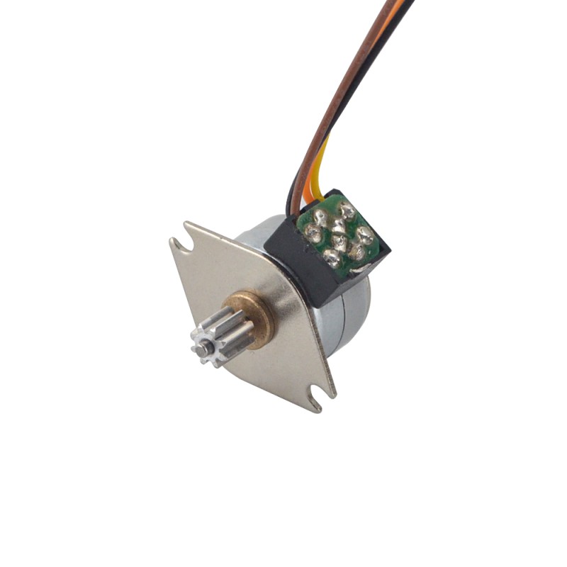 Φ15x12mm PM Stepper motor 18deg 3.43mN.m(0.486oz.in) 0.4A 4 Wires - 15PM20L02 | StepperOnline UK