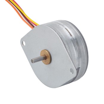 CN On Sale - Φ42x18mm PM Stepper motor 3.75deg 49mN.m(6.94oz.in) 0.42A 4 Wires
