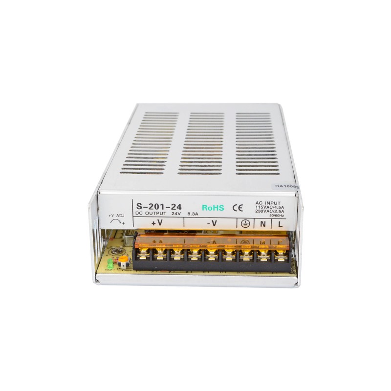 201W 24V 8.3A 115/230V Switching Power Supply Stepper Motor CNC Router Kits - S-201-24 | StepperOnline UK