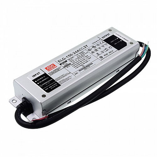 ELG-150-24A-3Y MEANWELL 24V 6.25A 105W Constant Voltage + Constant Current LED Driver - ELG-150-24A-3Y | StepperOnline UK