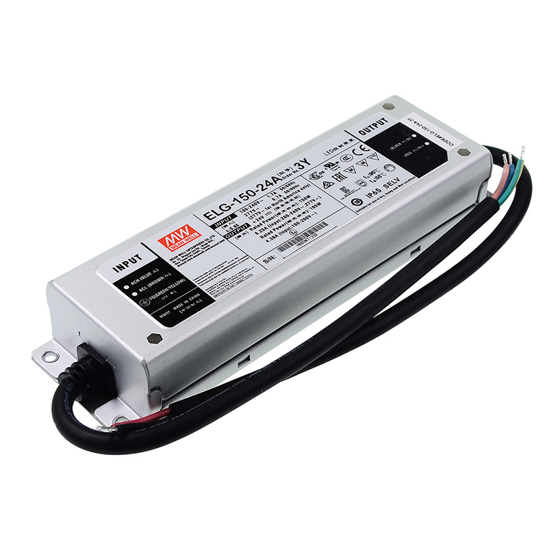 ELG-150-24A-3Y MEANWELL 24V 6.25A 105W Constant Voltage + Constant Current LED Driver - ELG-150-24A-3Y | StepperOnline UK